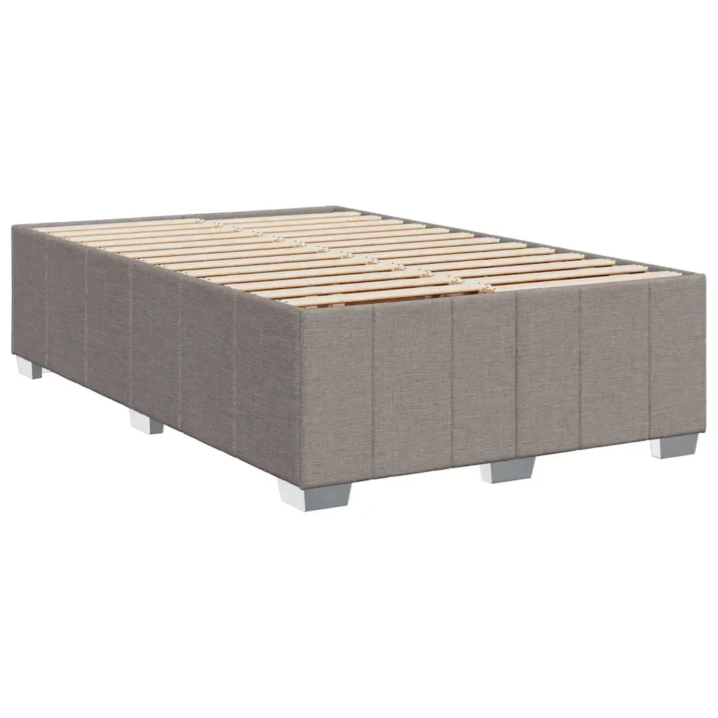 Giroletto a Molle con Materasso Tortora 120x200 cm in Tessuto 3287039