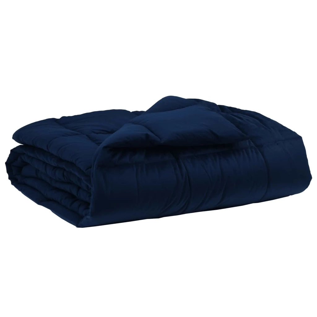 Piumone | Duvet Completo Annuale Blu Scuro 220 x 240 cm Microfibra