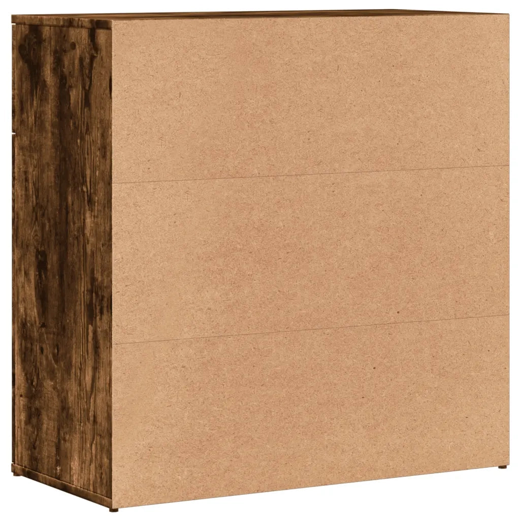 Credenza-Buffet-Armadio da cucina Rovere Fumo 79x38x80 cm in Legno Multistrato 218472