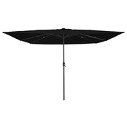 Ombrello da giardino Nero 295 x 295 x 245 cm 42003666