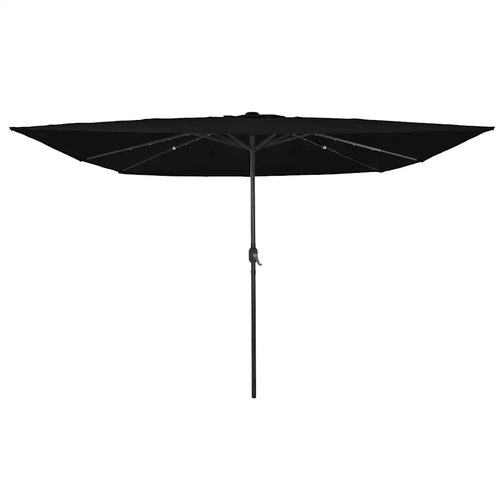 Ombrello da giardino Nero 295 x 295 x 245 cm 42003666