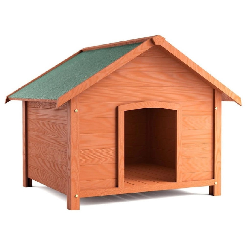 Cuccia per Cani in Legno da Esterno Tetto Apribile Impermeabile 89x84x76cm