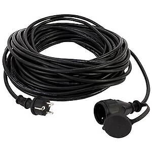 REV 0065509 Prolunga Elettrica 50 m 1 Presa AC 230 V 16 A IP44 Esterno colore Nero