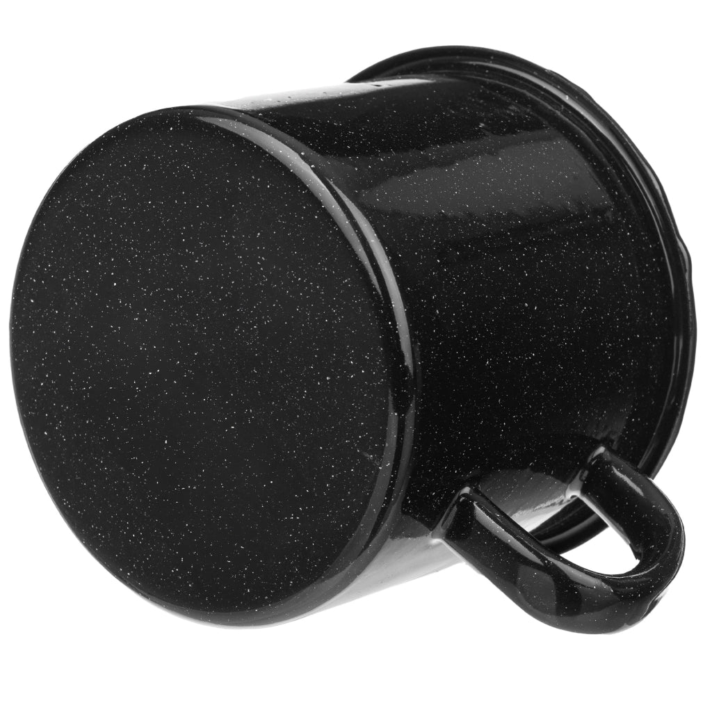 Tazza smaltata KADAX da 400 ml, 8 cm, stile retrò, con manico.