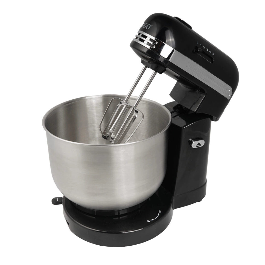 SOGO Impastatrice Planetaria Mixer da Cucina 350W, 3.5L Acciaio Inox, Fruste e Ganci in Acciaio, 5 Velocità , Ciotola Girevole