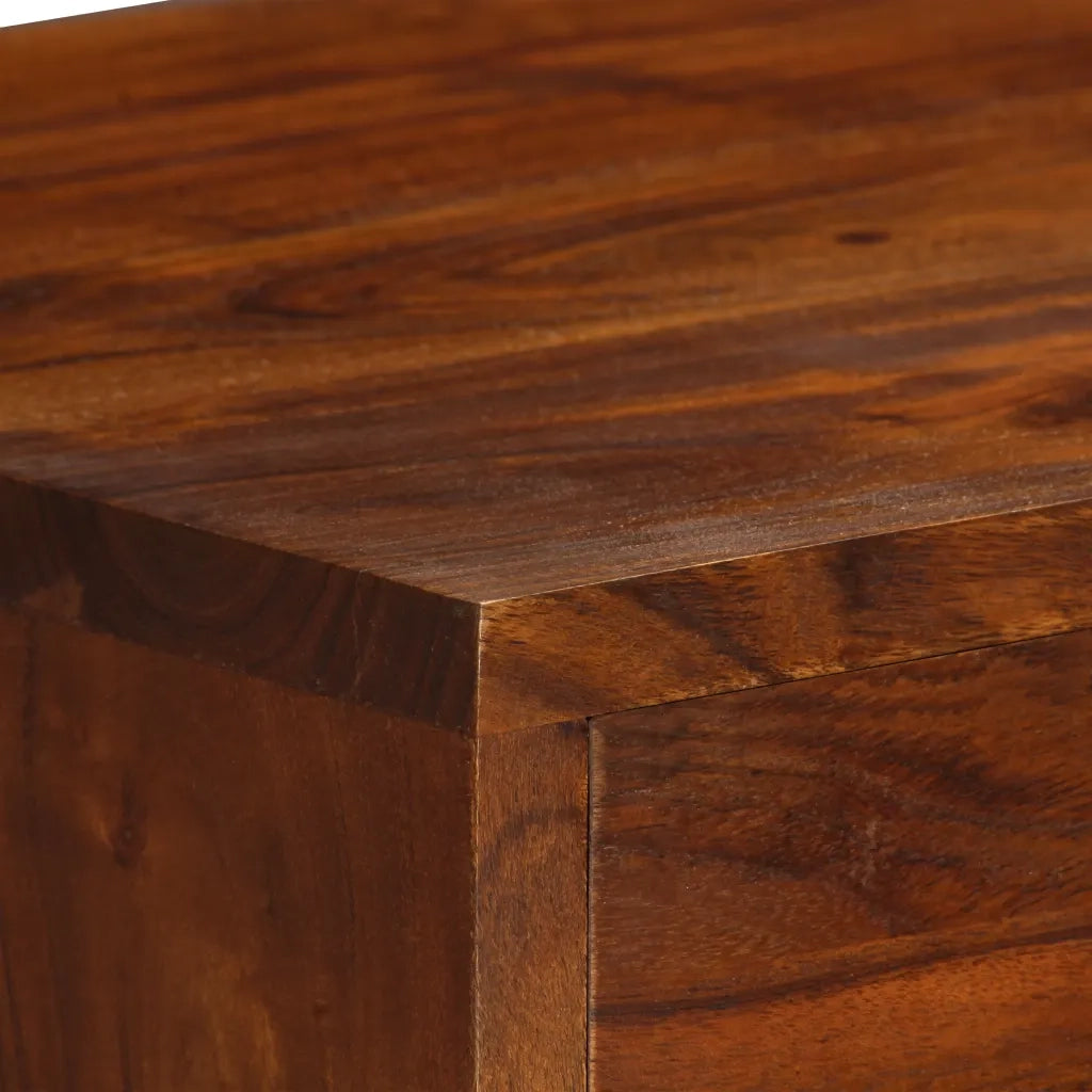 Credenza 115x35x86 cm Legno Massello di Acacia cod mxl 19917