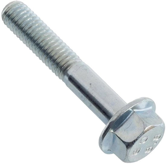 Set di 10 viti flenno - flenno M6x35mm a 6 facce - acciaio zincato - viti di montaggio