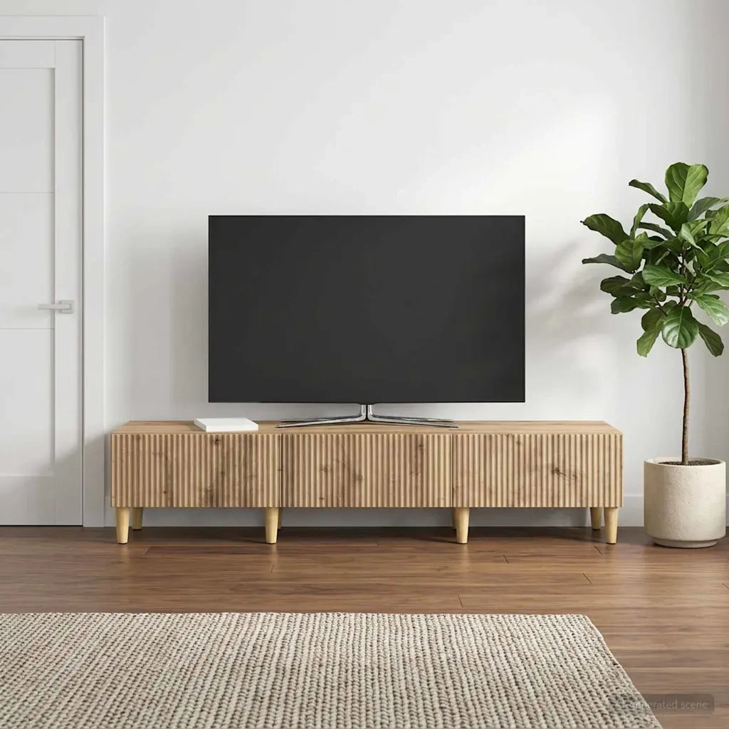 Mobile TV con cassetto Rovere Artigianale 147 x 34,5 x 30 cm 894714