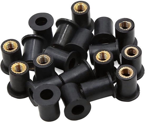 Set di bulloni per riparazioni di motocicli - 5 mm di diametro esterno - Nero