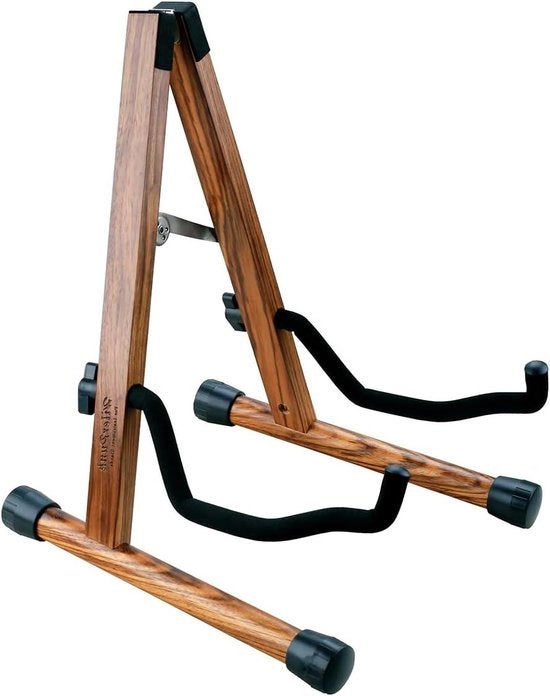 Sostegno per Chitarra Acustica - Sostegno per Chitarra Basso - Zebra - Sostegno per Chitarra Basso