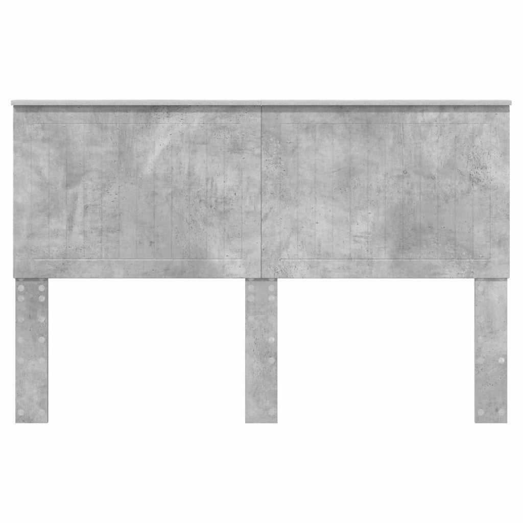 Testiera con testiera Grigio cemento 150 cm Legno multistrato 887751