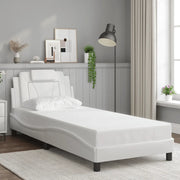 Giroletto con Testiera Bianco 90x190 cm in Similpellecod mxl 114890