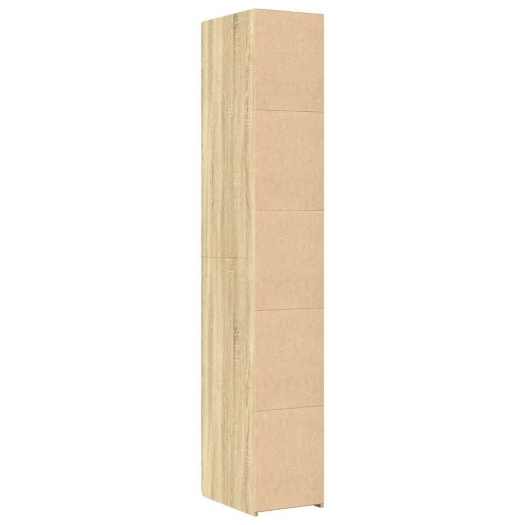 Credenza Rovere Sonoma 30x42,5x185 cm in Legno Multistrato