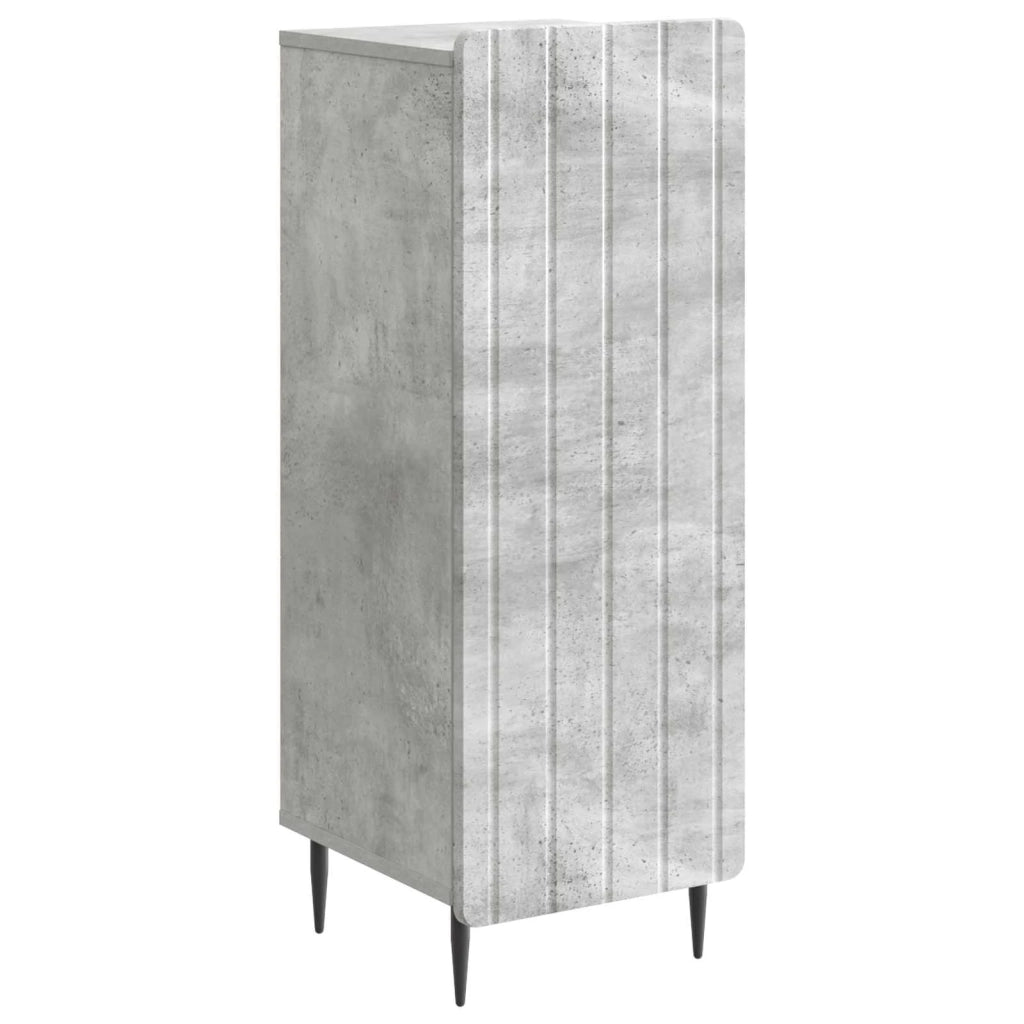 Credenza Grigio Cemento 34,5 x 33 x 92 cm Legno ingegnerizzato 894368