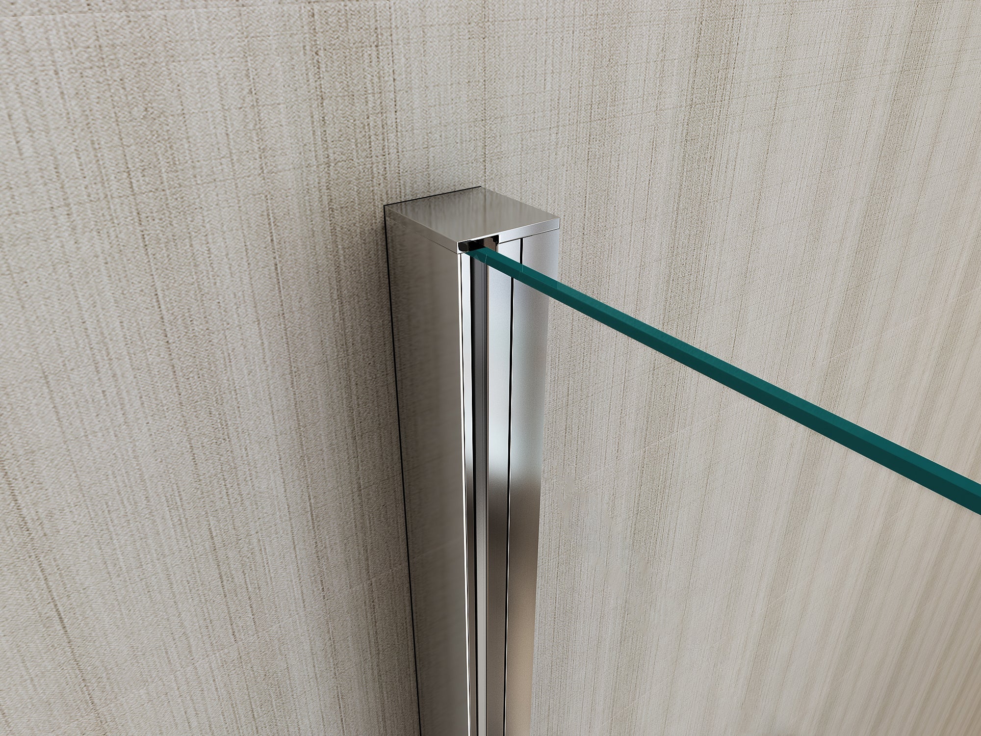 Box Doccia angolare 75x120 cm 1 anta Battente in Cristallo trasparente 6mm H190 Best