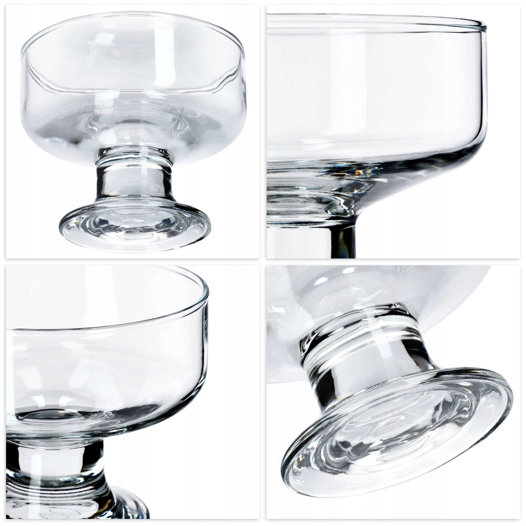 Set di 6 coppette in vetro da 180 ml per gelato e dessert KADAX.