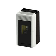 Cola LA2LFR0Y Calla Stufa a pellet canalizzata 18 Kg per stanze fino a 258 m³ Classe A+ (57x53.5x107.5 cm) colore Nero