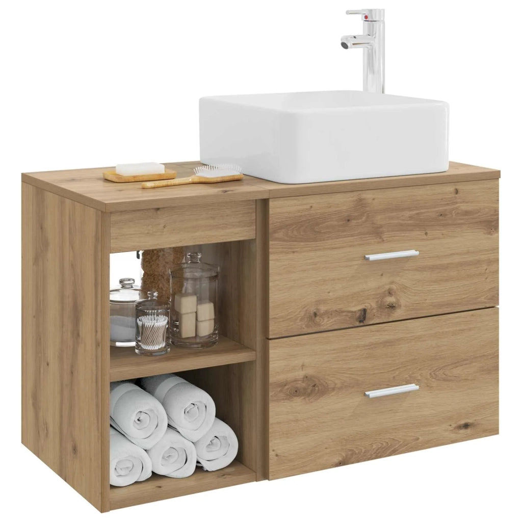 Set di mobili per il bagno 2 pcs Rovere Artigianale 3403903
