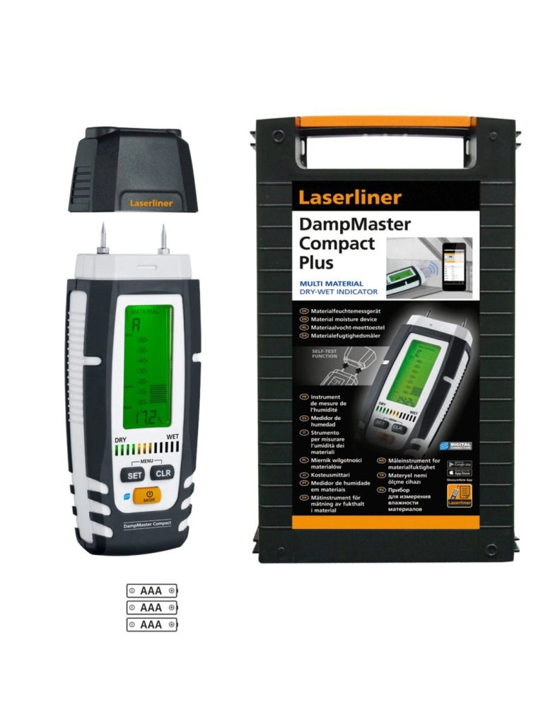 Misuratore di umidità LASERLINER 082.321A - DampMaster Compact Plus