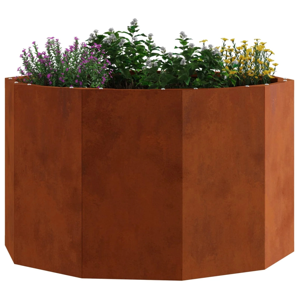 Fioriera | Cassetta per fiori | Vaso Ruggine 60 x 60 x 35 cm