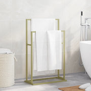Portasciugamani da Pavimento Oro 48x24x78,5 cm in Ferro 343089