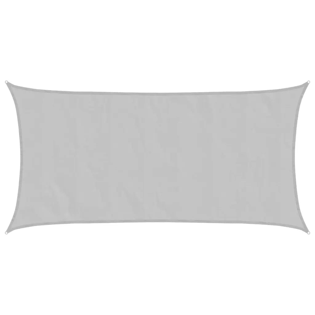 Vela Parasole Grigio Chiaro 4,5x2,5 m 100% Poliestere Oxford 4000543