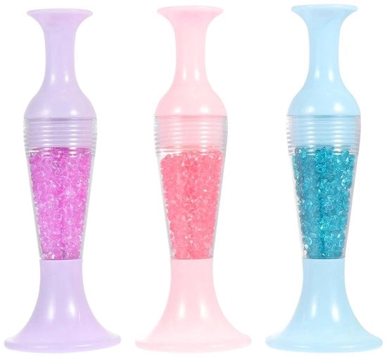 Set di accessori per diamantpunta 3 in 1, punta per diamant, set di strumenti per DIY e arte, punta per cristallo, materiale plastico, modello 5D, set di strumenti ergonomici per boor.