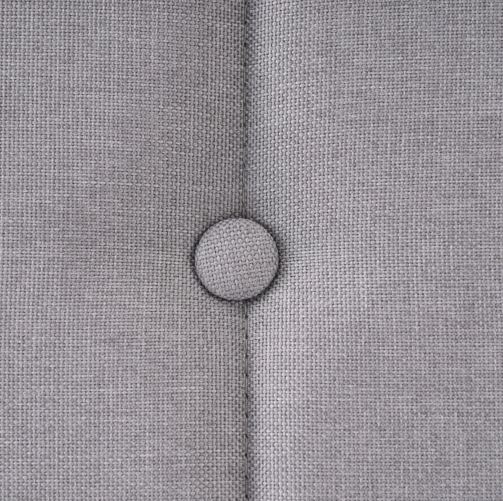 Letto imbottito grigio 160x200 cm con testiera USB e Type-C