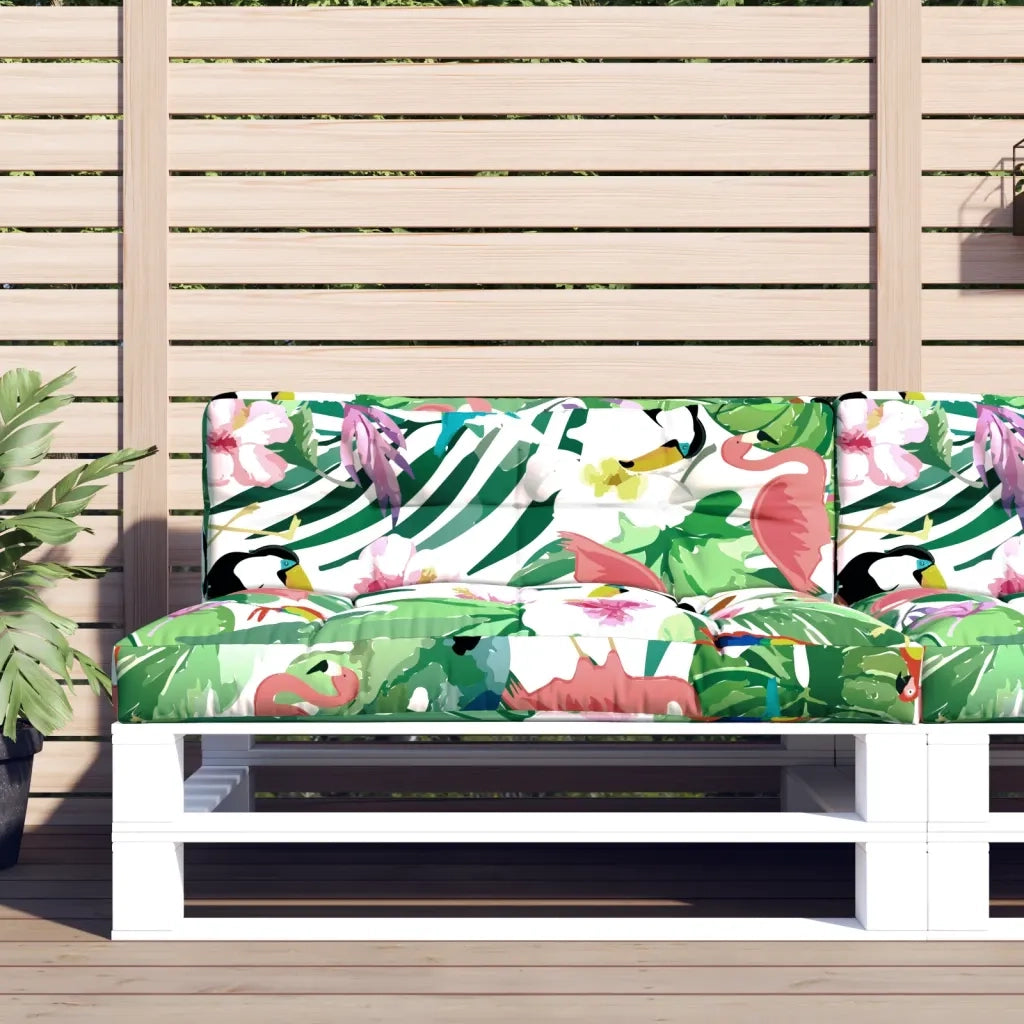 Cuscini per Pallet 2 pz | Cuscini per sedie Multicolori in Tessuto