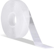Tape adesso doppio 24cm x 5m con mesh di vetro nano, adesivo extra resistente, trasparente, riutilizzabile e rimovibile.