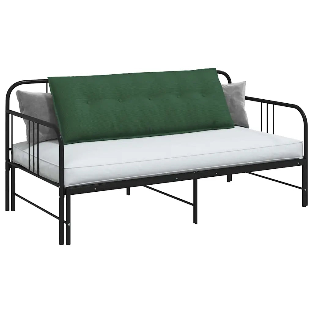 Cuscino per Schiena | Cuscino dorsale Verde Giungla 140 x 50 cm Tessuto in Cords