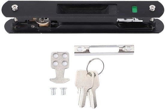 Slot per finestra con chiave - Chiusura unilaterale - Cassetto in acciaio inossidabile - Utilizzo per finestre e porte - Design moderno - Dimensioni 20 x 2,8 cm - Slot per porta