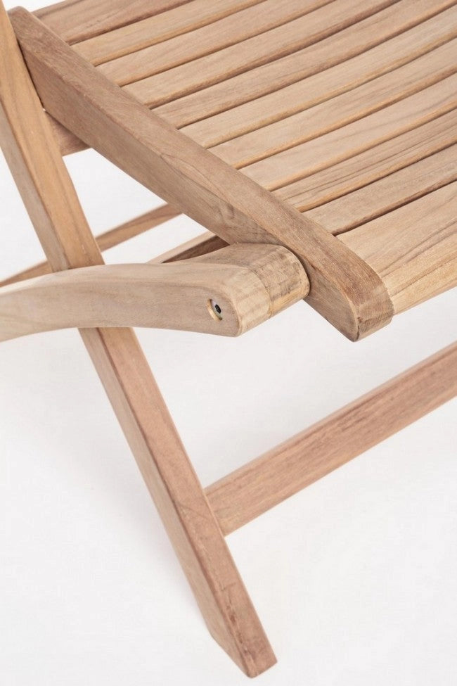 Set 2 Sedie da Giardino 50x59x91h cm Maryland