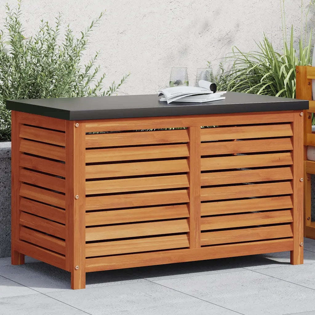 Contenitore da Giardino 60x50x55 cm Legno Massello di Eucalipto CFW7535800