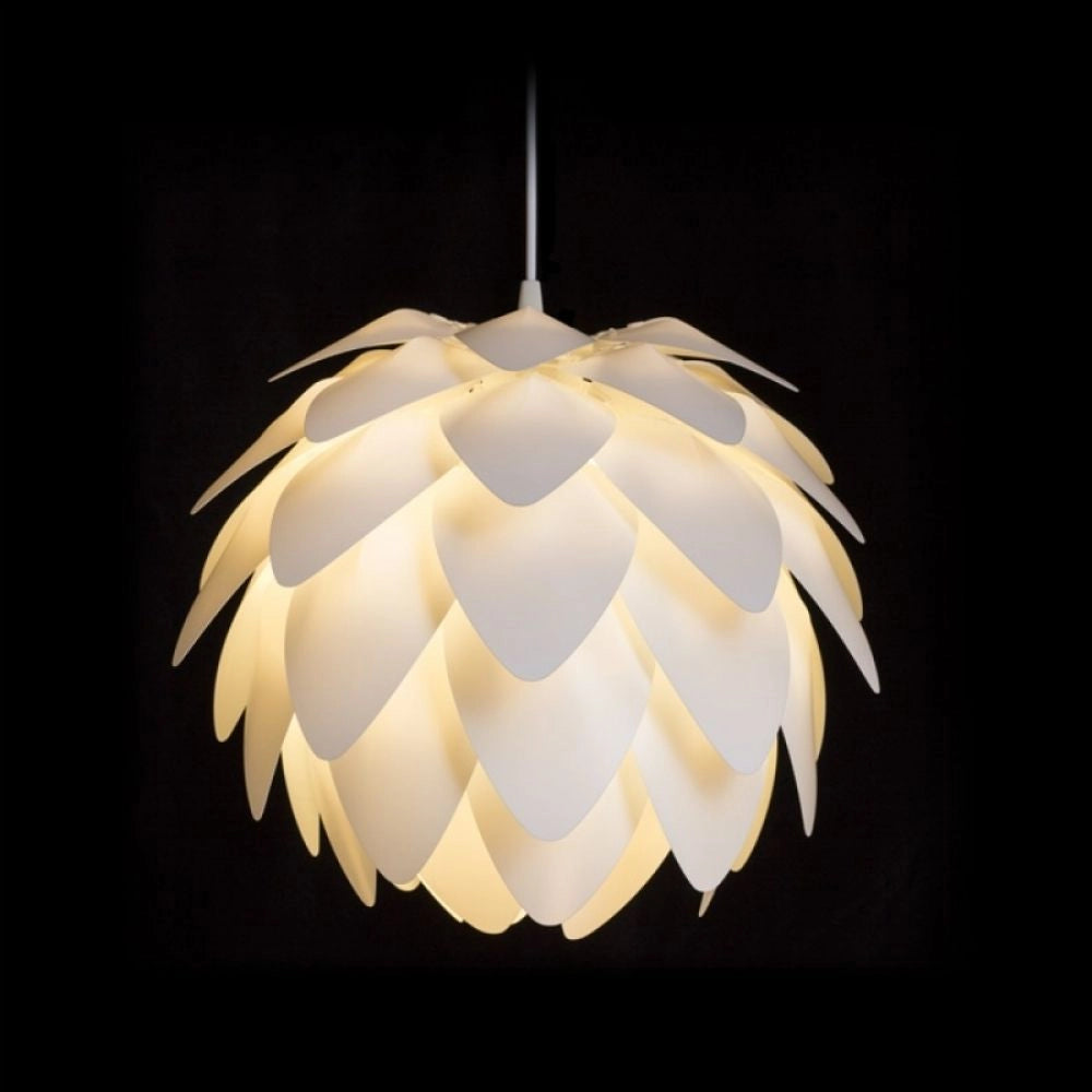 Lampadario ENCOMBRE a sospensione PVC bianco 230V E27 42W