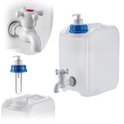 Contenitore per acqua KADAX per lavabo, dispenser di sapone liquido da 5 litri con rubinetto