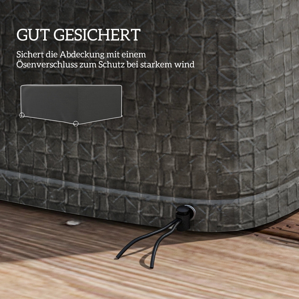 Copertura per Mobili da Giardino ¨C zephmum ¨C Grigio 235x190x90cm
