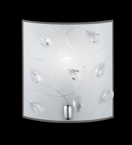 Applique da Interno  E14 in Metallo Cromo