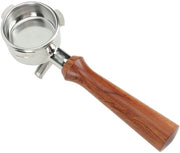 Filtro caffè in rottami di acciaio inossidabile - Incluso manico in acciaio inossidabile - Manico in legno massiccio - Adatto per 870 880