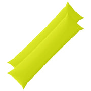 Federa 2 pcs HEERLEN Verde brillante. 40 x 145 cm Poliestere 908958