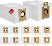 12 sacchi di polvere per aspirapolvere robot compatibili con Dreame D10 Plus / D10s Plus / Z10 Pro / L10 PLUS - Sacchi di polvere per aspirapolvere - Capacità di 3L, set di accessori e riserve