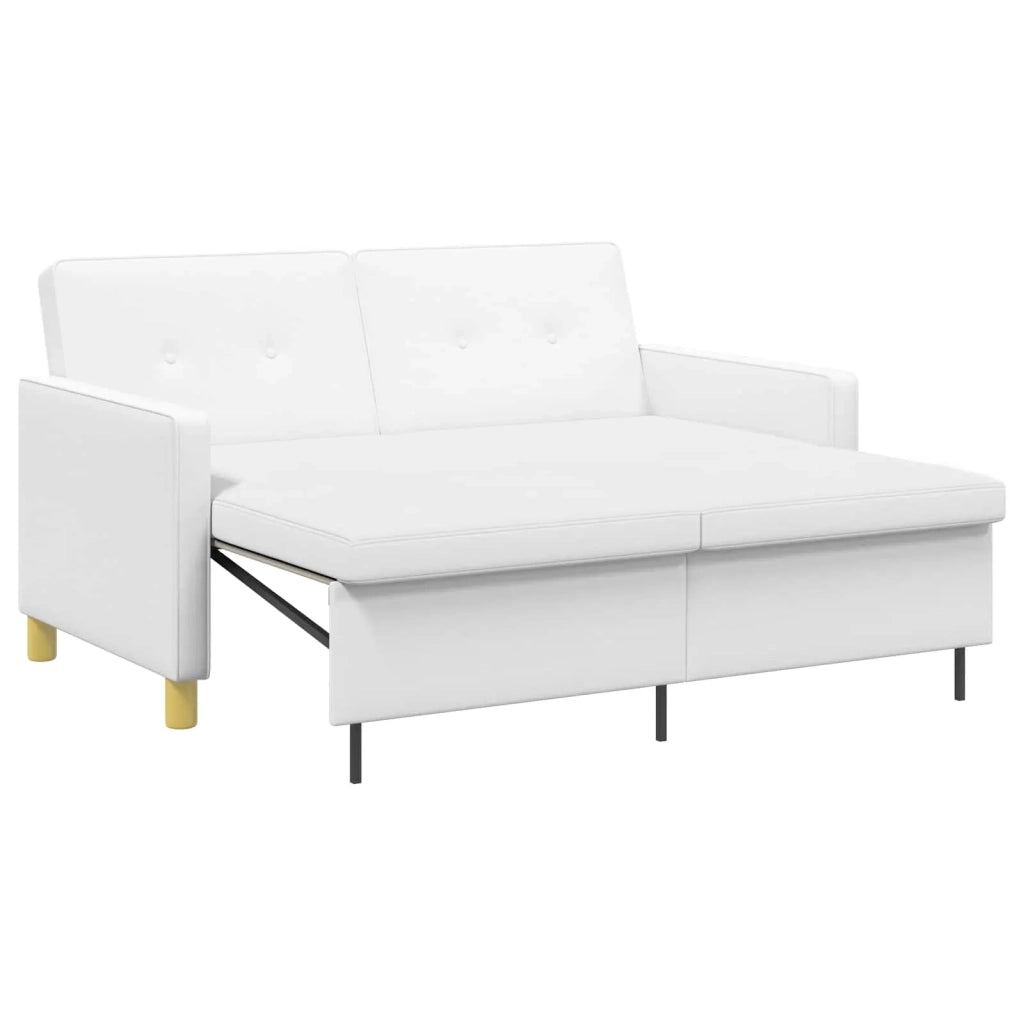 Divano letto | Sof¨¤ letto | Letto singolo Estraibile Bianco Tessuto
