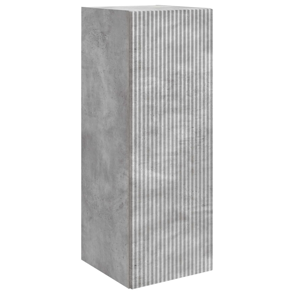 Mobiletto a muro Grigio Cemento 33 x 34,5 x 90 cm