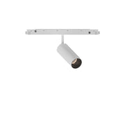 Faretto Binario Singolo On-Off Ego Alluminio Bianco 1 Luce 12W 3000K Luce Calda