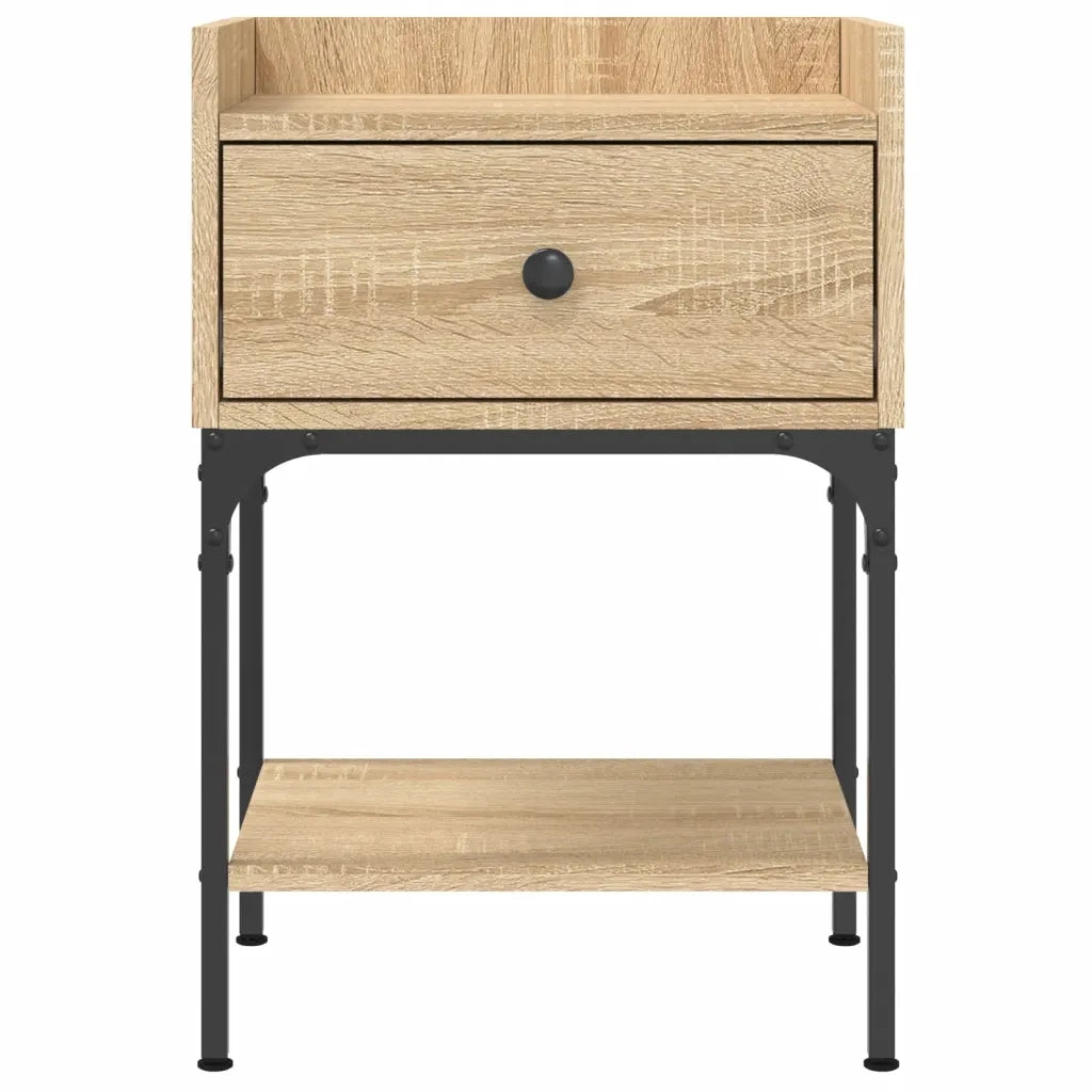 Set di 2 Comodini | Armadio da Notte | Mobiletto da notte Rovere Sonoma 40,5x31x60 cm in Legno Multistrato