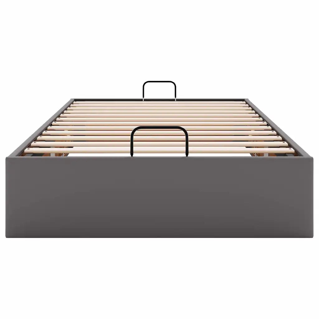 Struttura Letto Pouf senza Materasso 100x200 cm Similpelle