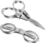 Scaletta Portatile 2 pezzi - Scaletta Opvougiabile - Lame in Acciaio Inossidabile - Scaletta Telescopica - Scaletta di Sicurezza per Adulti/Bambini - 9,8 x 5 cm (aperto)