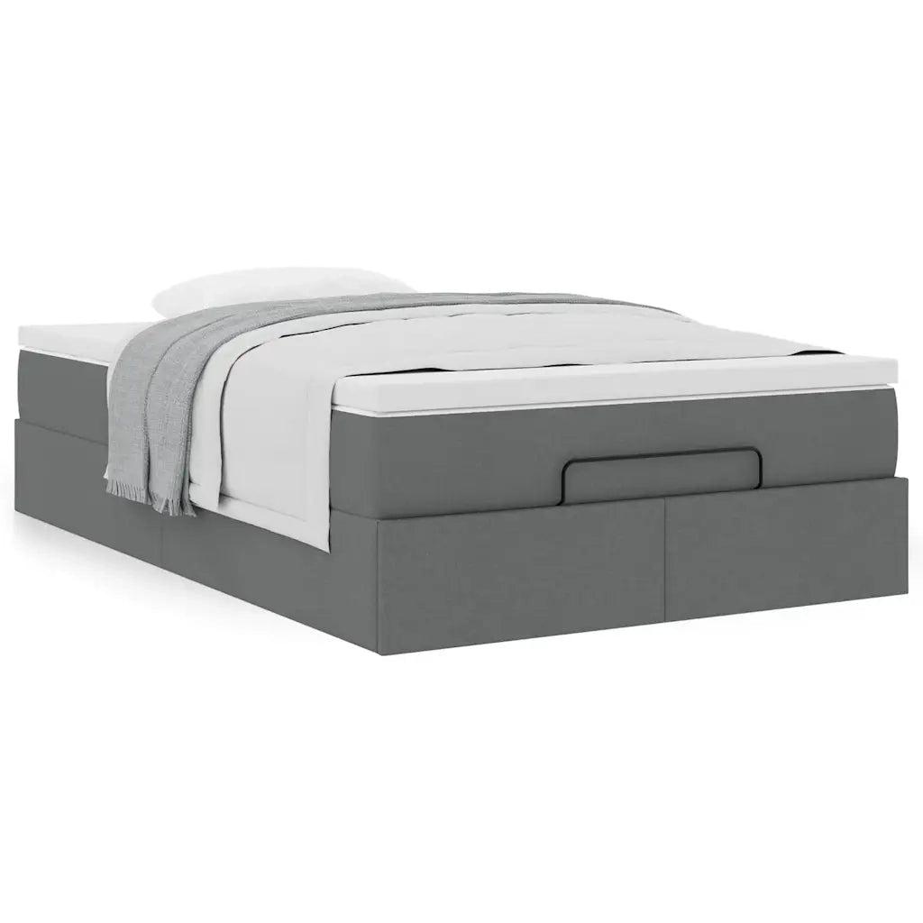 Struttura Letto Pouf con Materasso 80x200 cm in Tessuto 3311093