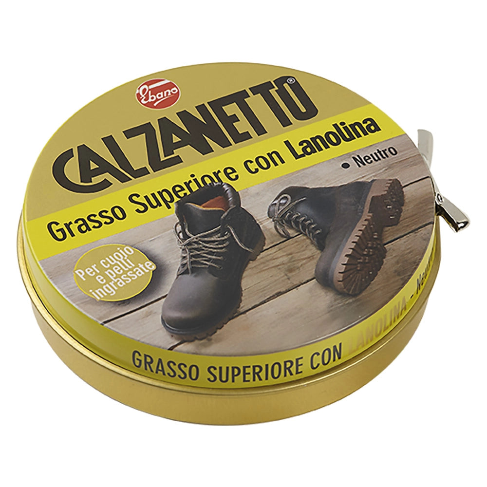 GRASSO PROTETTIVO IN PASTA PER SCARPE 'CALZANETTO' ml 100- 12 pezzi  - EBANO