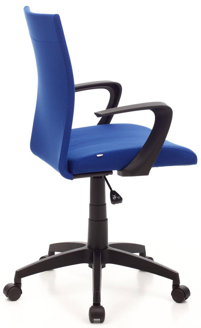 Sedia da Ufficio Operativa in Tessuto Milano Blu